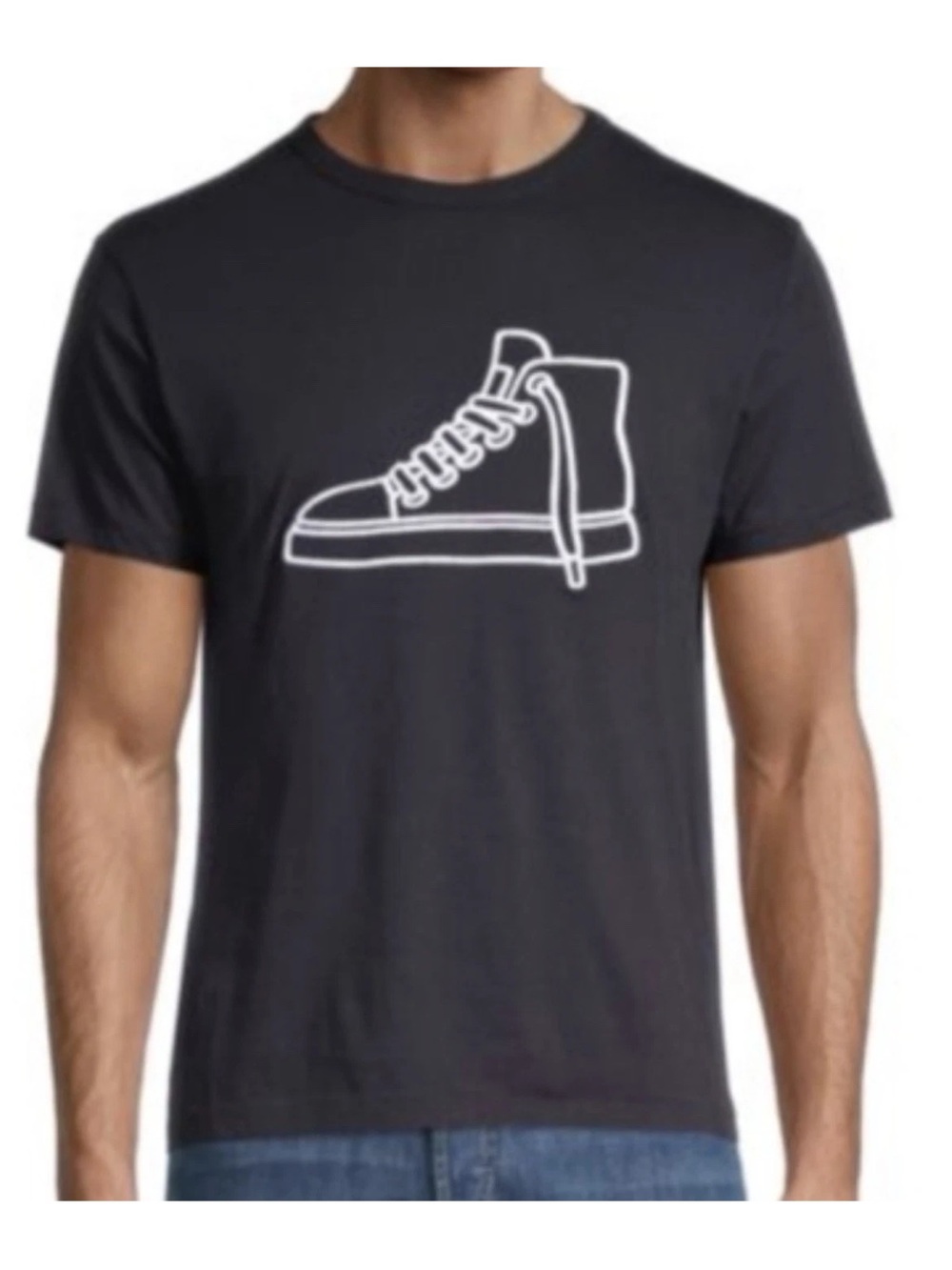 French Connection Sneaker Slim Fit Crewneck T Shirt Sz M